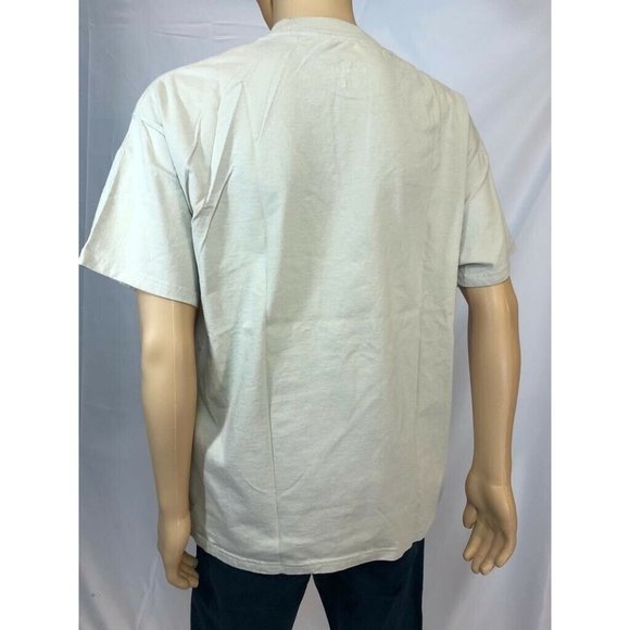 Disneyland By Hanes Men’s Shirt Classic Beige Crew Neck Short Sleeve Cotton XL - Picture 4 of 9